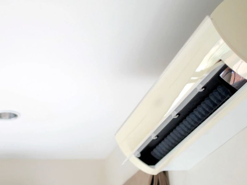 prikaz klima uređaja na zidu